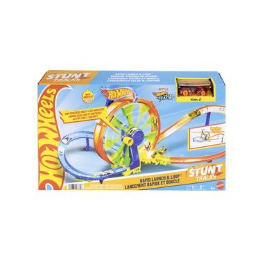 Imagem de Hot Wheels Pista Desafio Turbina De Ação Veloz Looping JBX65 - MATTEL,
