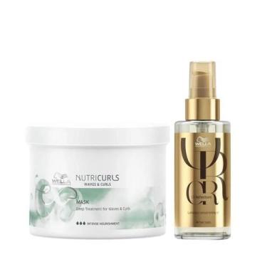 Imagem de Wella Nutricurls Masc 500ml + Oleo 100ml - Wella profissional