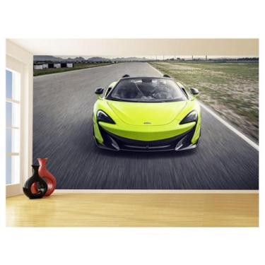 Imagem de Papel De Parede 3D Carro Mc Laren Pista Super 3,5M Car265 - Você Decor