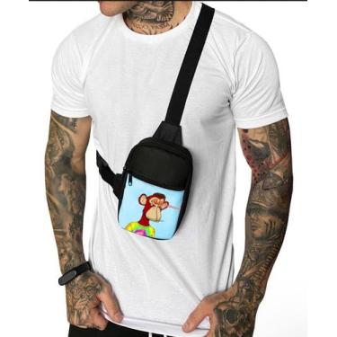 Imagem de Mini Bolsa Lateral Nft Bayc Enejay Lançamento Cripto - MP Moda Masculi