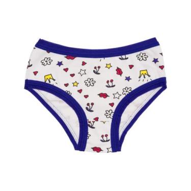 Imagem de Calcinha infantil algodão - Onda Básica , M