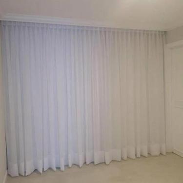 Imagem de Cortina De Sala Ou Quarto Basic Só Voil Branca