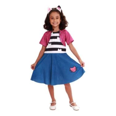 Imagem de Fantasia Infantil A Casa Mágica da Gabby Tamanho M Novabrink
