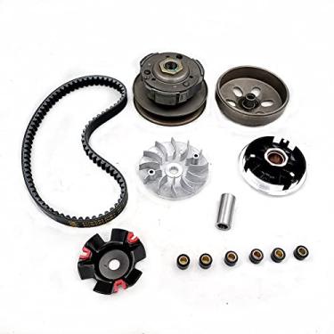 Imagem de Hongyu Conjunto de montagem de embreagem de alto desempenho compatível com scooter GY6 150cc 152QMI 157QMJ Motor taotao Go Kart ATV Quad com portões 842 20 30 correia..