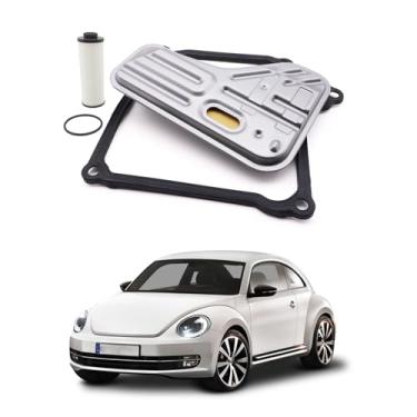 Imagem de TRANSPEED 02E DQ250 DSG Filtro de óleo de transmissão automática 02E-325-429D e kit de junta de cárter de óleo externo kit de reparo de filtro de óleo para VW JET-TA PASSAT TDI