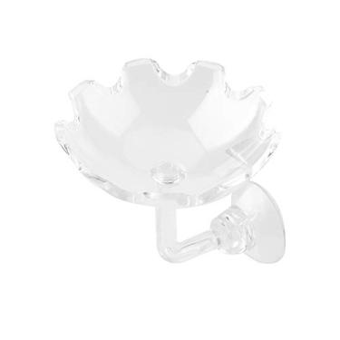 Imagem de Zerodis Plato de Alimentação de Camarão Com Sucção Alimentadores Automáticos de Peixe Alimentador de Prato Prato Acrílico Aquário de Camarão de de Bandeja de Peixe de para água Doce e água Salgada