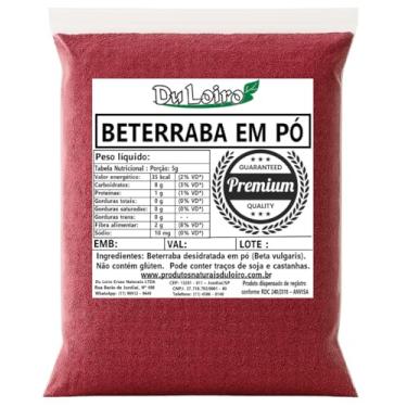 Imagem de Beterraba Em Pó 500grs - 100% Pura