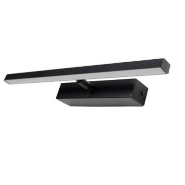 Imagem de Arandela Articulável Para Espelho Banheiro Lavabo Midi Preta - Ilumina