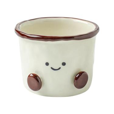 Imagem de predolo Tigela de Iogurte para Salada, Copo, Talheres, Armazenamento Engraçado, Tigela de Cerâmica Pequena, Caneca de Café de Cerâmica para Acompanhamentos, Capacidade 280 Ml