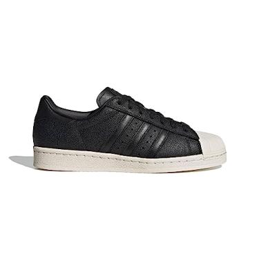Imagem de adidas Originals Tênis de corrida unissex Superstar Vulc ADV, Core Black/Giz White, 43