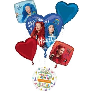 Imagem de Anagram Suprimentos Para Festa De Aniversário The Descendants Rise Of Red, Decoração Buquê Balões