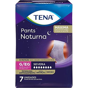 Imagem de Tena Pants Noturna, Roupa Íntima para Incontinência Urinária, G/EG - 7 unidades