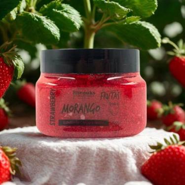 Imagem de Esfoliante de Morango Rhenuks Para Rosto e Corpo