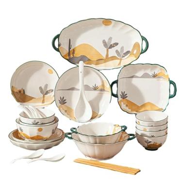 Imagem de Pratos criativos de cerâmica simples e requintados para uso doméstico japonês - Prato quadrado de 10 cm com boca