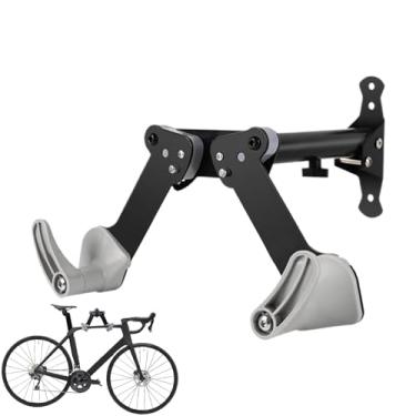 Imagem de Suporte de Parede para Bicicletas, Suporte De Parede Poupa-Espaço Para Bicicletas, Organizador Robusto Com Ganchos Para Armazenamento De Bicicletas Em Casa Garagem E Exterior