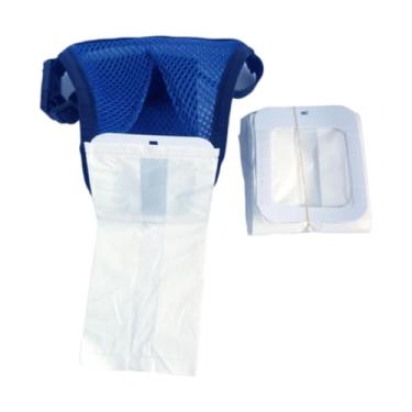 Imagem de Baoblaze Coletor de resíduos de cocô de cachorro, sacos coletores de resíduos de calças, dispensador prático e conveniente de sacos de cocô para cães idosos, Xl