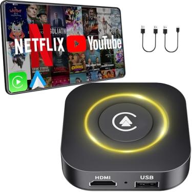 Imagem de KAMING Adaptador Netflix Carplay, Sem Fio Youtube Hulu Disney+ Tiktok, Somente Para Carros Originais Com E Android Auto