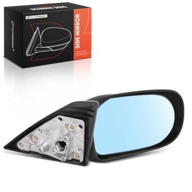 Imagem de A-Premium Espelho retrovisor manual do lado do passageiro - compatível com Toyota Tercel 1991 1992 1993 1994 - Não aquecido, não dobrável, preto retrovisor externo