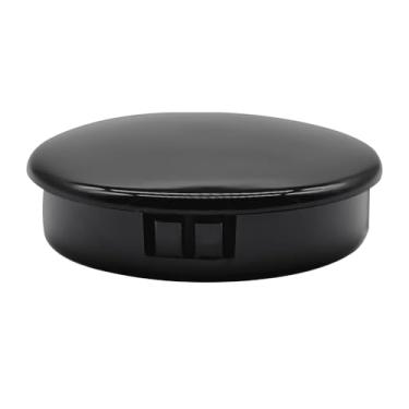 Imagem de MARINE CITY Tampa Central Para Volante De Construção Black 2-1/2" - Alta Resistência, Resistente À Fadiga, Fácil Instalação, Acabamento Brilhante, Ideal Fuzileiros Navais, Barcos E Iates