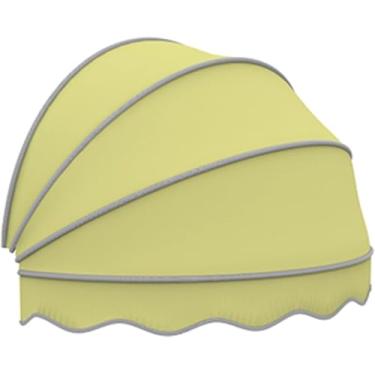 Imagem de Toldo Retrátil Multicolorido, Toldo De Arco Dossel Ao Ar Livre à Prova De Chuva Anti-uv Anti-neve, Fácil De Instalar Para Janela De Varanda De Porta, Green, 110x60cm