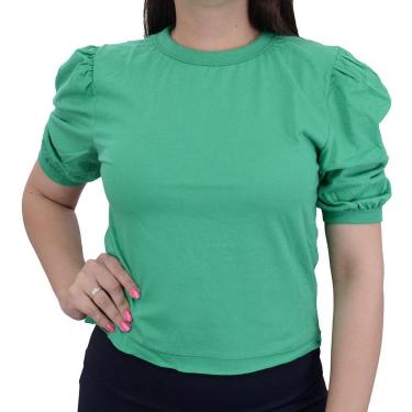Imagem de Camiseta Feminina LZT Cropped Verde - 2372-Feminino