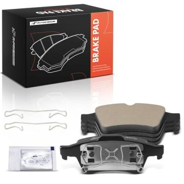 Imagem de A-Premium Conjunto de pastilhas de freio a disco de cerâmica traseira compatível com modelos Mazda, Volvo e Saab - 3 2004-2005, 5 2006-2007, S40 2005, V50 2005, 9-3 2003-2004, 4 peças