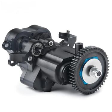 Imagem de TRX4 2 Speed Transmission Case CNC Aluminum Metal Gearbox with Steel Gear for TRX-4 TRX6 1/10th RC Crawler Car Upgrade