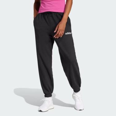 Imagem de Calça Adidas Essentials Logo Feminina Preta e Branca, G