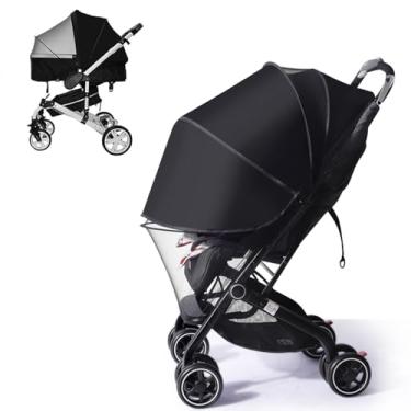 Imagem de sunjoy castle Capa Para Carrinho De Bebê Com Protetor Solar Fps 50+, Mosquiteiro Respirável Universal Bebês, 2 Em 1 Zíper Bidirecional, Proteção Uv, Rede Privacidade Carrinho, Cadeirinha Carro, Berç