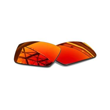 Imagem de SmartVLT Lentes de reposição masculinas vermelhas para óculos de sol Oakley Gascan OO9014