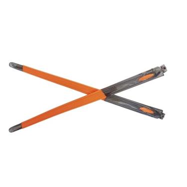 Imagem de NicelyFit Hastes de substituição para hastes e pernas para Crosslink Pitch OX8037 OX8041 OX8111 OX3226 Moldura de vidro de estanho 135 mm, estanho/laranja, 135mm