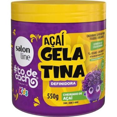 Imagem de Gelatina Capilar Salon Line Kids Tô de Cachos - Açaí Definidora 550g