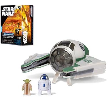 Imagem de Star Wars Micro Galaxy Squadron Jedi Starfighter (Yoda) Mystery Bundle - 3-Inch Light Armor Class Vehicle and Scout Class Vehicle with Accessories - Amazon Exclusive