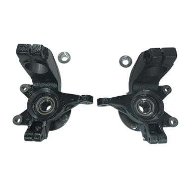 Imagem de DOUQANG Par de junta de direção de suspensão dianteira e conjunto de cubo de rolamento de roda para Ford Focus 2006 2007 2008 2009 2010 2011 lado esquerdo direito do motorista do passageiro substitui