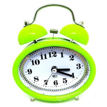 Imagem de Relógio Analógico Com Despertador Mesa Campainha Som Alto ZB2016 - Lua