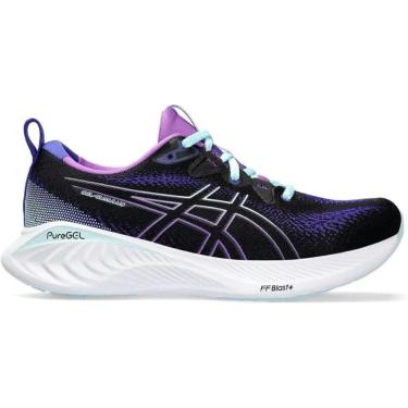 Imagem de Tênis Asics Gel-Cumulus 25 Feminino - Preto+Azul