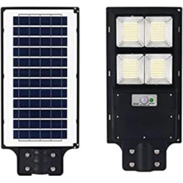 Imagem de Luz De Rua De Indução De Alta Potência Luz De Rua Solar Integrada Luz Led à Prova D'água Ao Ar Livre Controle De Luz Radar Indução Painel Solar De Silício Policristalino, 200W