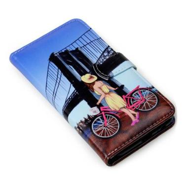 Imagem de Capa carteira estampada ponte para moto g8 power xt2041 - CELLWAY