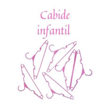 Imagem de Cabide infantil para meninas 20unidades. - j.f.industria