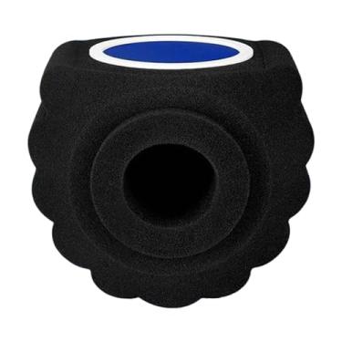 Imagem de Esquirla Protetor de microfone à prova de som, bola de isolamento de microfone portátil, filtro acústico para casa, trabalho, dublagem ao vivo, Filtro Azul