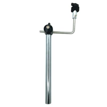 Imagem de TUOREN Suporte de prato de tambor eletrônico de metal em forma de L, braço de suporte de prato eletrônico de percussão compatível com acessórios de bateria eletrônica Roland