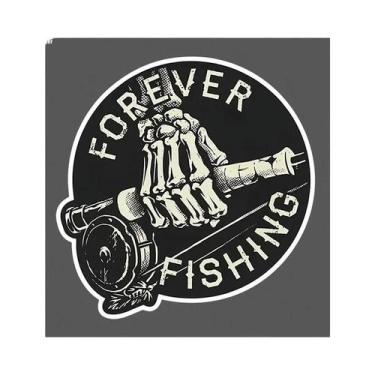 Imagem de Adesivo De Carretel De Pesca À Prova d'Água JDM Engraçado Para Caixa D