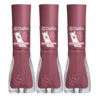 Imagem de Kit 3 Esmalte Dailus Lhamastê Cor Sentimental, Sou Dessas com 8ml
