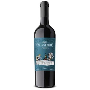 Imagem de Vinho Tinto Encantados Malbec Jovem  Frutado, Macio e Cativante  750ml