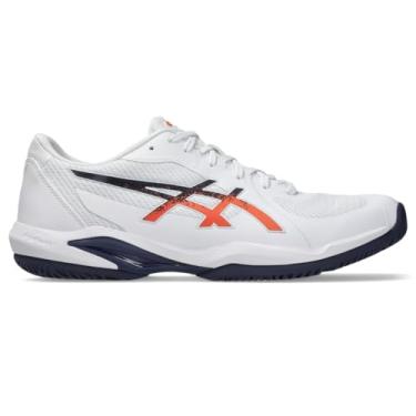 Imagem de ASICS Solution Swift Ff 2 Tênis masculino, Branco/Laranja Nova, 37