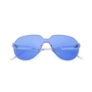 Imagem de VFDHN Óculos de sol sem aro femininos e masculinos vintage, peça única, UV400, óculos de sol sem armação para dirigir (2)