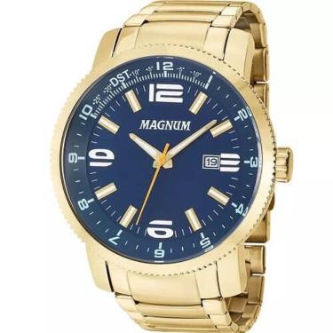 Imagem de Relógio Masculino Magnum Dourado Ma33095A