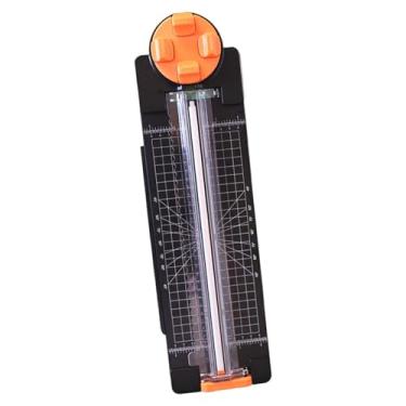 Imagem de oshhni Cortador de papel 4 em 1, ferramenta para scrapbooking, máquina portátil de corte de papel artesanal para etiquetas de presente, álbuns, etiquetas, Preto