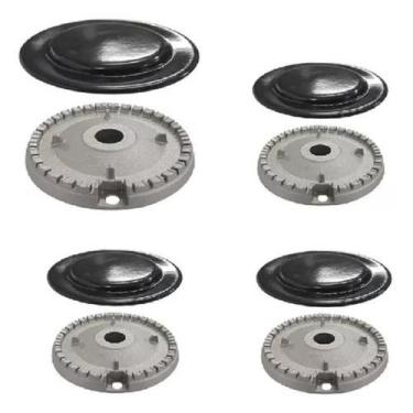 Imagem de Kit Espalhador + Queimador Cooktop Brastemp Bd060 4 Bocas - MDR DISTRI