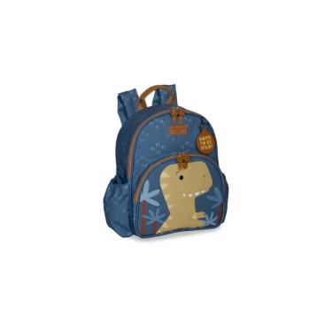 Imagem de Mochila Kids Dinossauro Azul - Masterbag